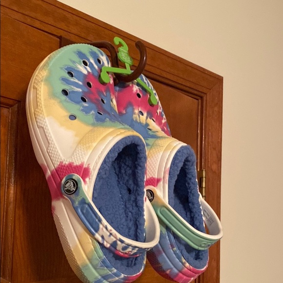 Unisex CROCS Tie Dye Mules with Lined Inside Size Men 8/Woman 10 NWT - Picture 5 of 10